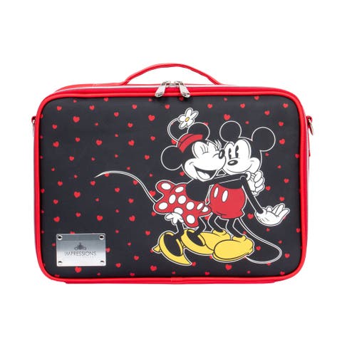 Minnie & Mickey Makeup Carry Case With Adjustable Dividers
