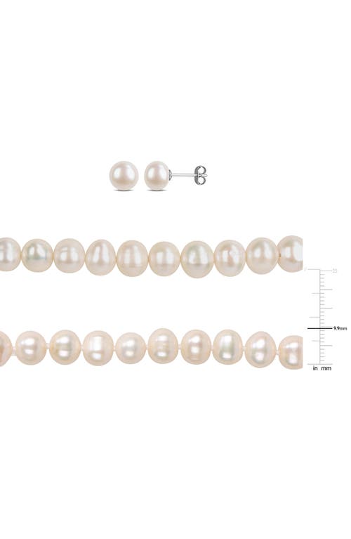 Delmar Cultured Freshwater Pearl Necklace, Earrings & Bracelet Set