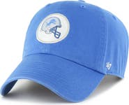 '47 Men's '47  Blue Detroit Lions Hard Hat Clean Up Adjustable Hat