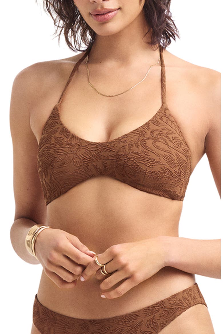 Scoop Bralette Bikini Top, Main, color, DRIFTWOOD
