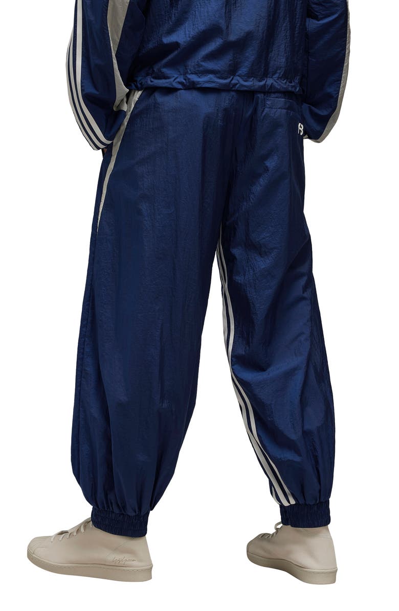 Y-3 3-Stripes Nylon Shell Pants, Alternate, color, Dark Blue
