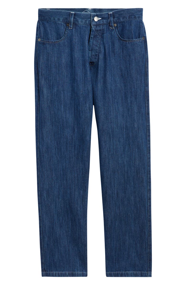 ALEX CRANE Straight Leg Organic Cotton Jeans, Alternate, color, Indigo