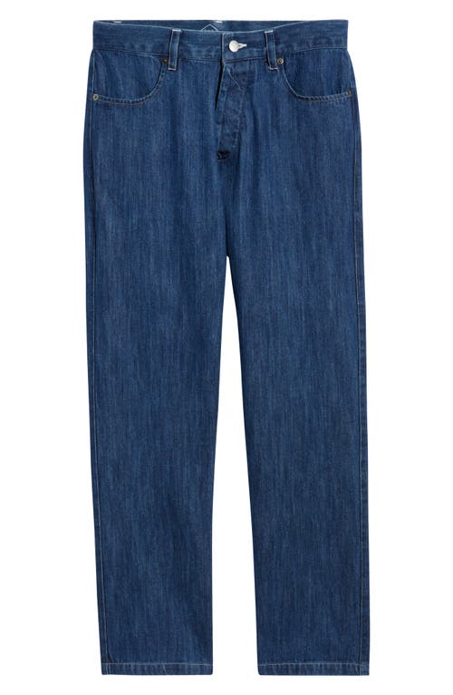 Alex Crane  Straight Leg Organic Cotton Jeans In Blue