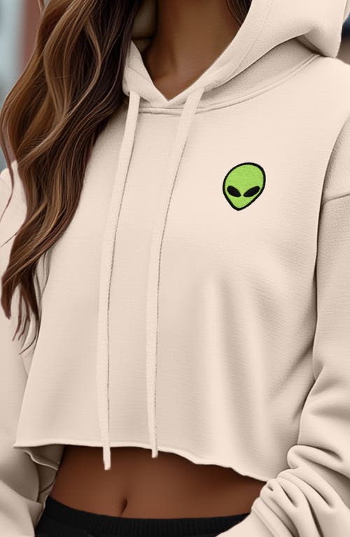 DALIX DALIX ALIEN CROPPED FLEECE HOODIE 