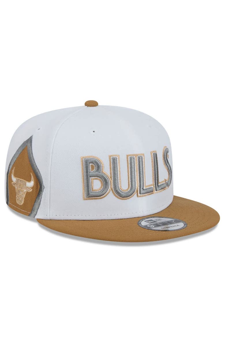 New Era Men's New Era  White Chicago Bulls 2024/25 City Edition 9FIFTY Snapback Hat, Main, color, 