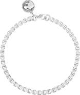 EFFY Men's Sterling Silver Box Chain Bracelet