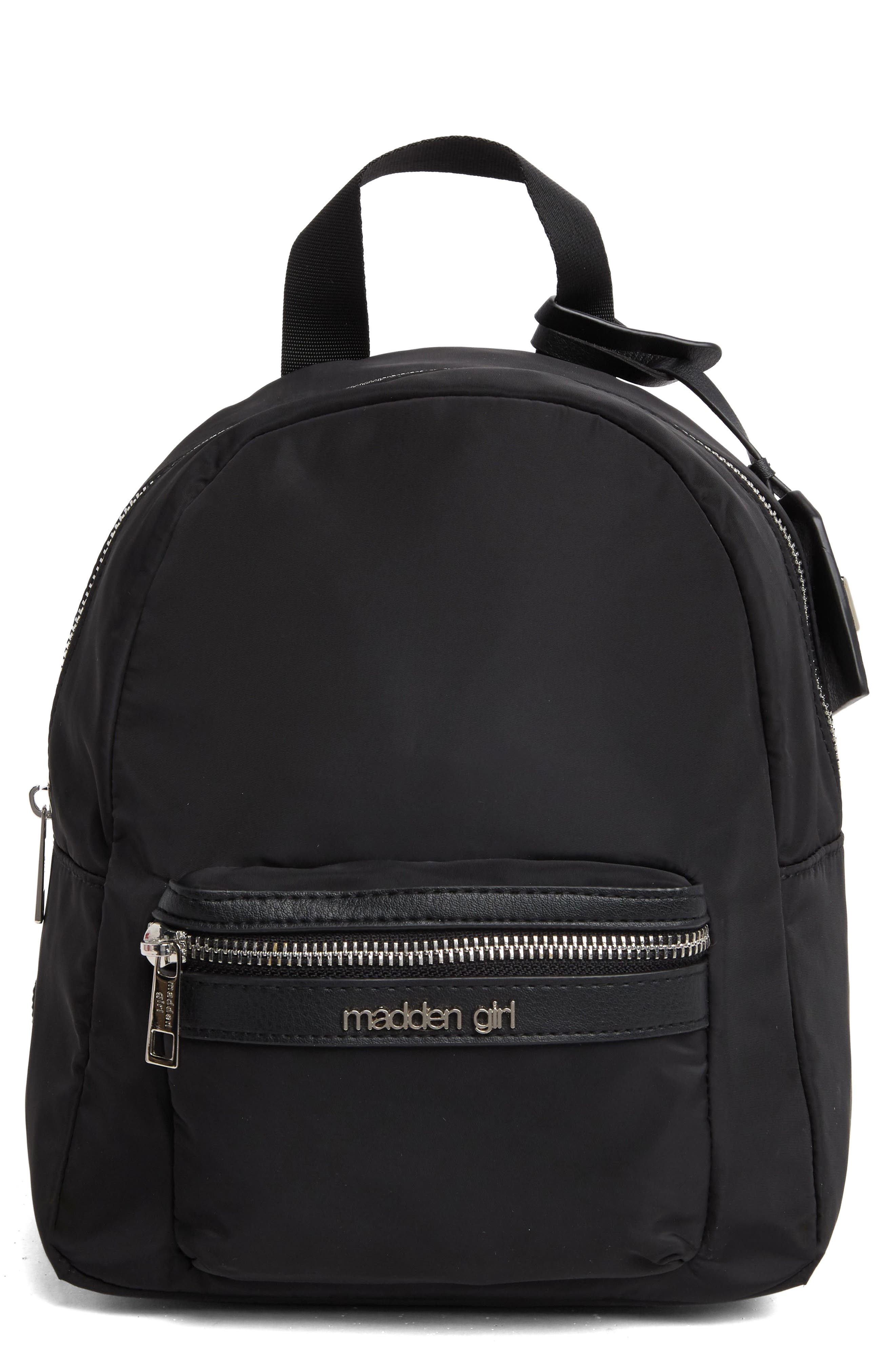 Madden Girl Mini Dome Backpack, Main, color, 