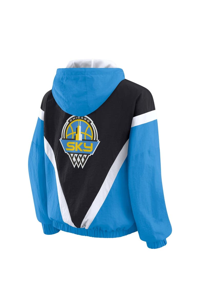 WEAR by Erin Andrews Women's WEAR by Erin Andrews Blue/Black Chicago Sky Colorblock Full-Zip Hoodie Windbreaker Jacket, Alternate, color, Blue