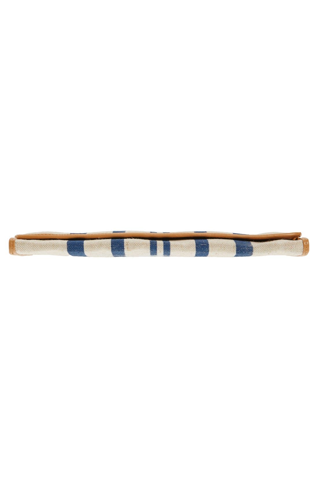 'Mistral' Clutch, Alternate, color, NAVY