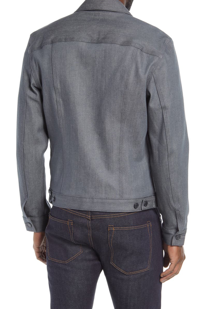 HIROSHI KATO The Blade Raw Denim Jacket, Alternate, color, 