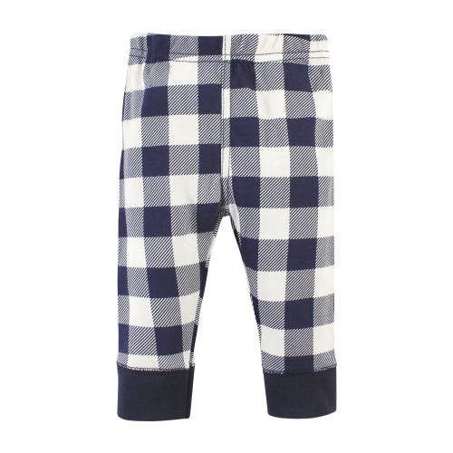 Hudson Baby Coordinated 3-piece Outfit With Long-sleeve Bodysuit & Pants In Multi