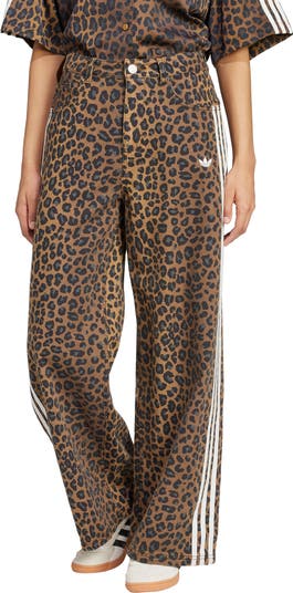 Leopard Print Loose Pants