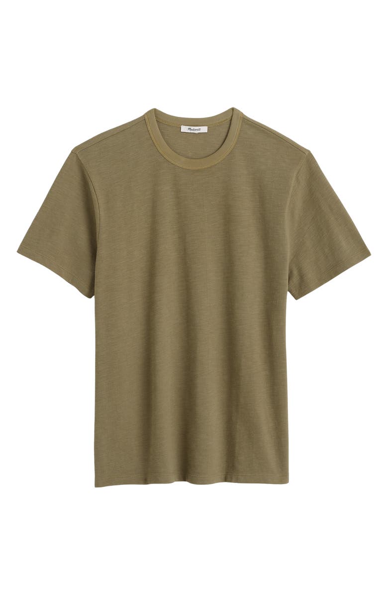Madewell Heavyweight Cotton Slub T-Shirt, Alternate, color, Faded Fatigue