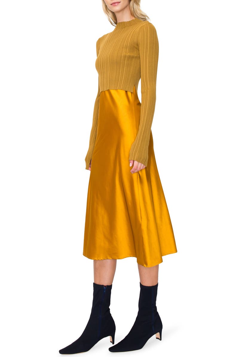 MELLODAY Two-Piece Sweater & Slipdress, Alternate, color, 