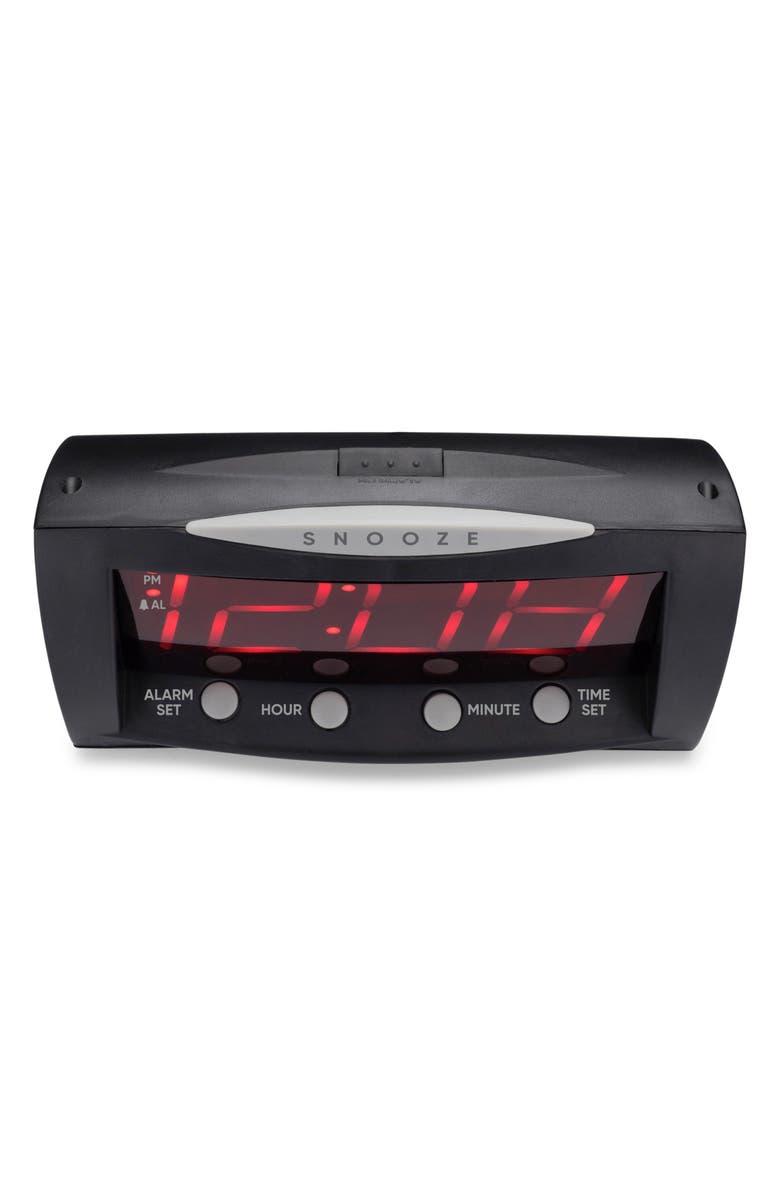 Westclox Triad Alarm Clock, Alternate, color, Black