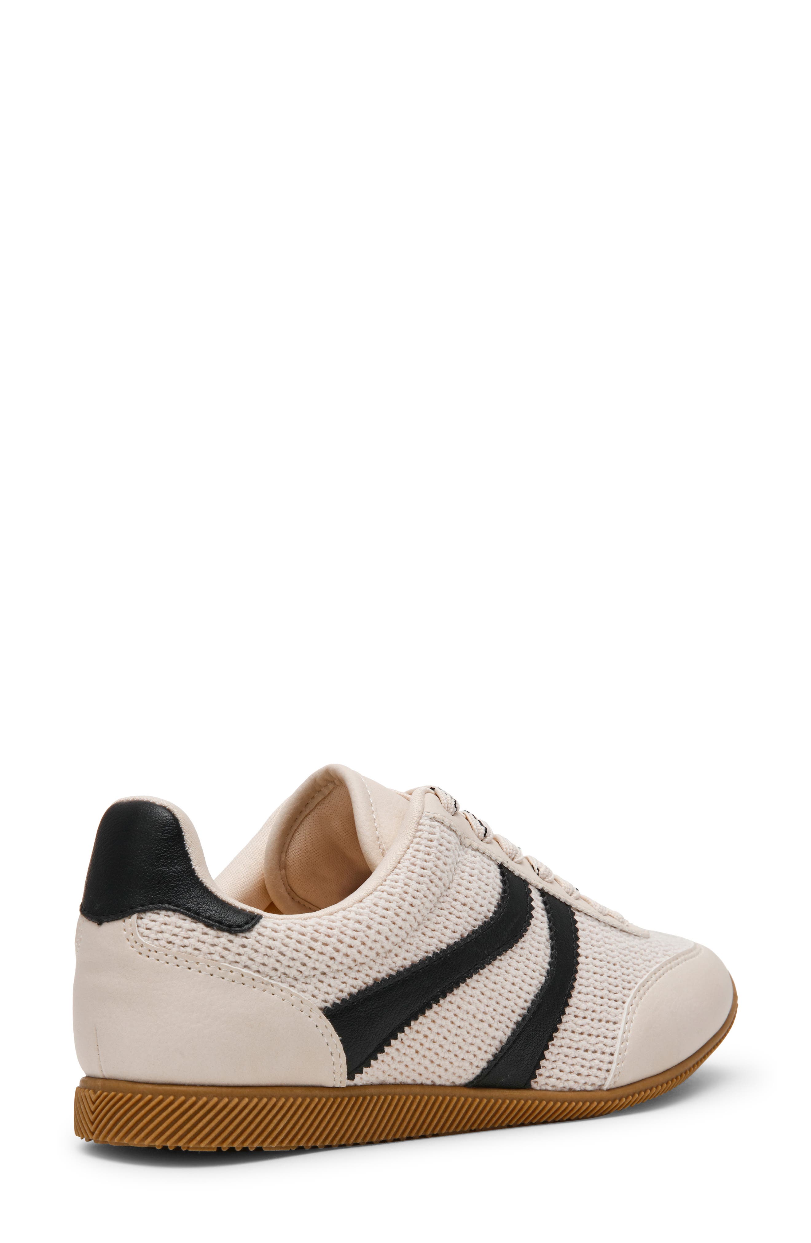 DV by Dolce Vita Goalie Sneaker, Alternate, color, Black White Woven