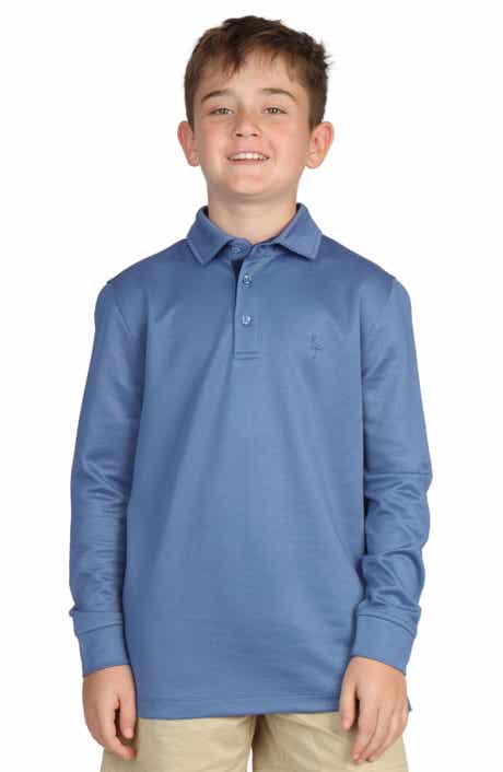 TailorByrd Kids' Long Sleeve Polo
