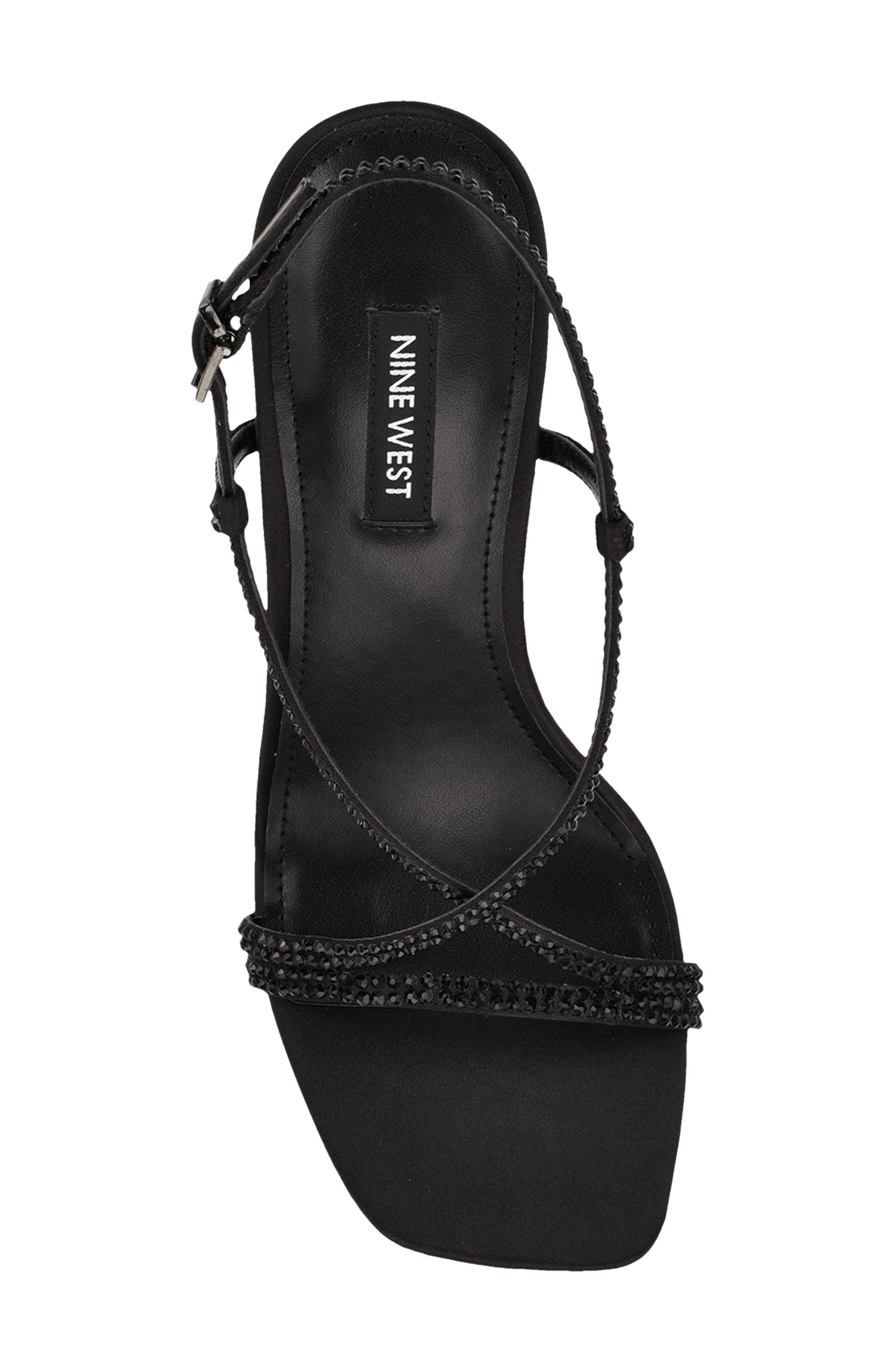 Nine West Vallanh Slingback Sandal, Alternate, color, Black