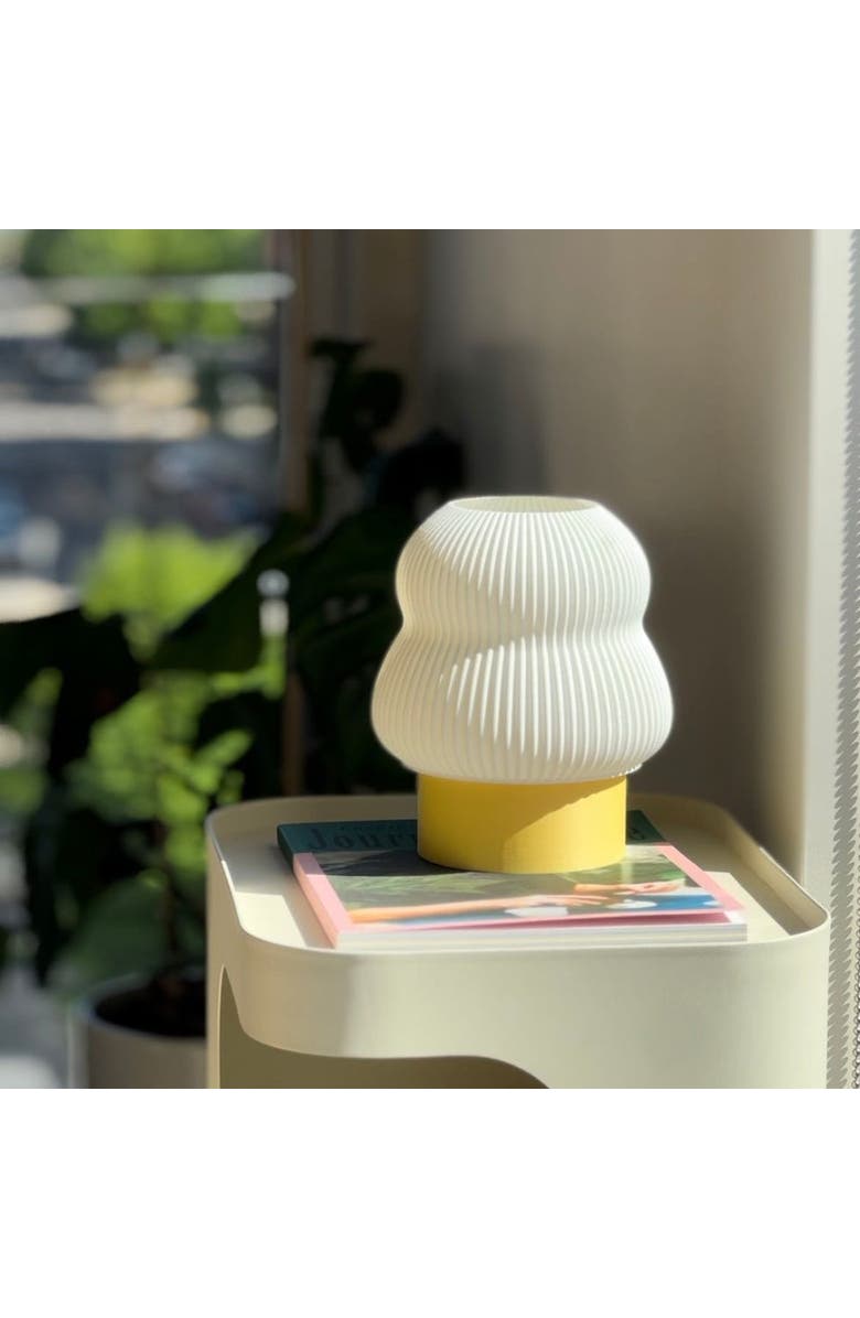 Nella Home Poly Table Lamp, Alternate, color, Butter