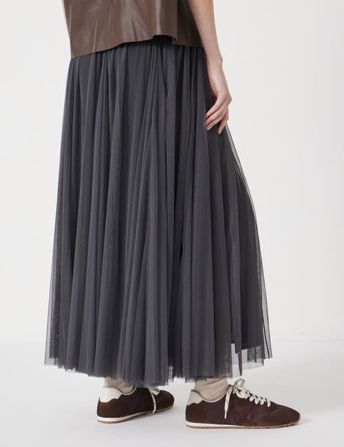 Hush Millie Tulle Maxi Skirt In Gray