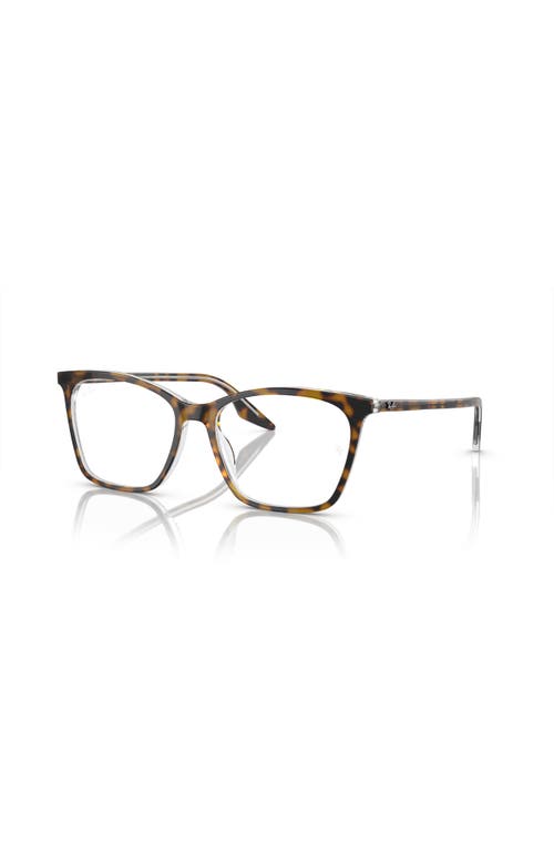 Ray Ban Ray-ban 54mm Cat Eye Optical Glasses In Brown