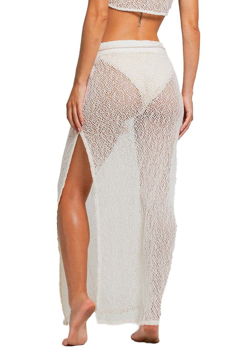 Cosita Linda Midi Open Stitch Cover-Up Skirt, Alternate, color, 
