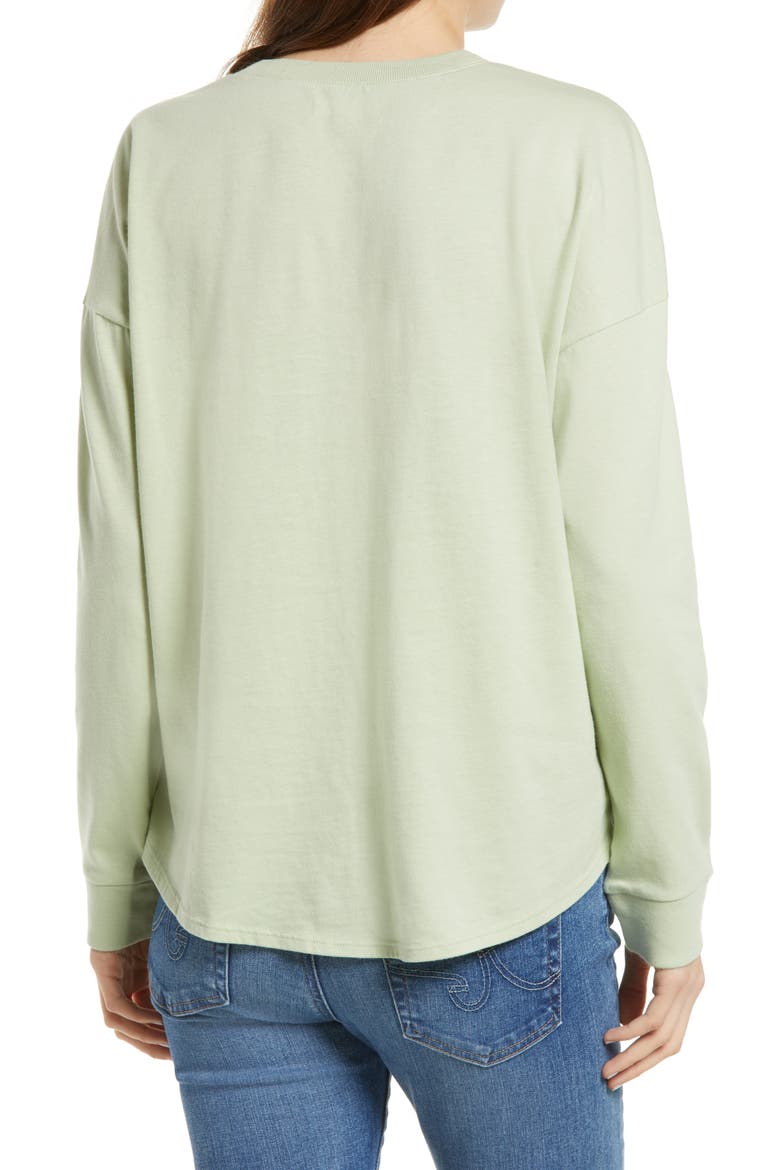 Newville Cotton T-Shirt, Alternate, color, SUNFADED MINT
