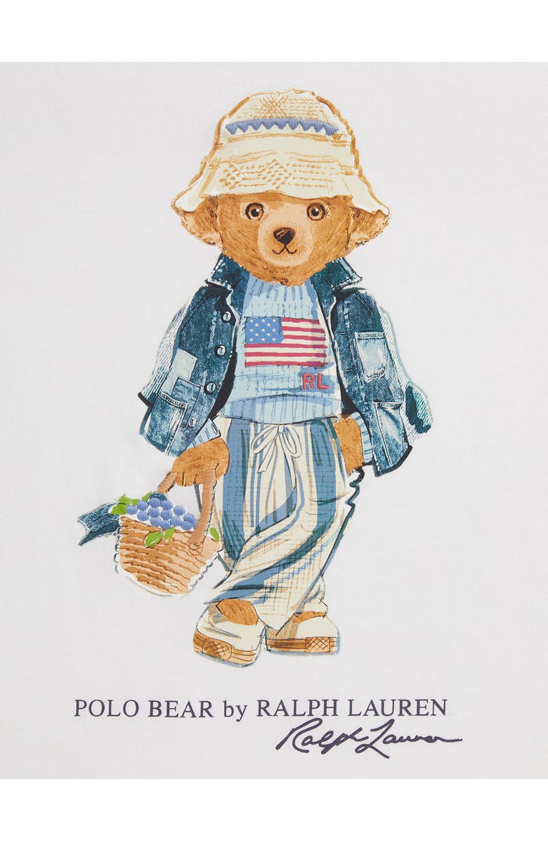 Polo Ralph Lauren Kids
 Polo Bear Graphic T-Shirt, Alternate, color, White