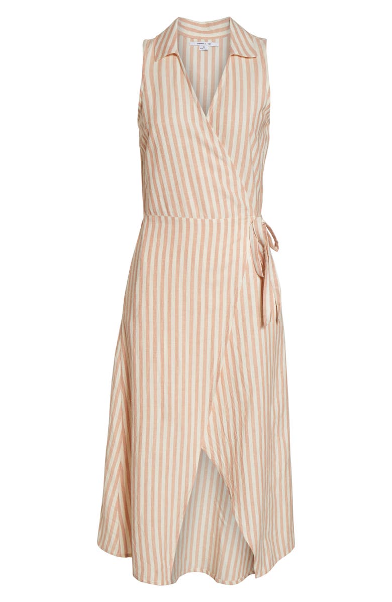 O'Neill Skylie Midi Wrap Dress, Alternate, color,