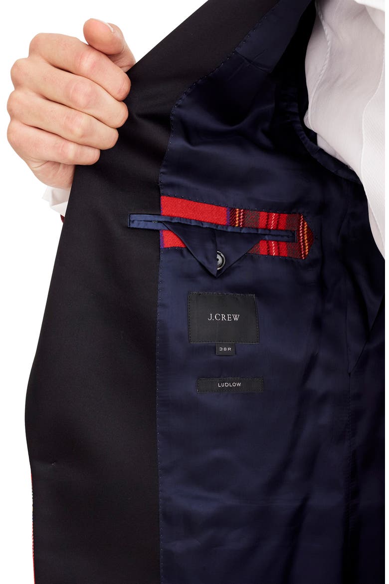 Ludlow Slim Fit Tartan Wool Blend Dinner Jacket, Alternate, color, STEWART TARTAN