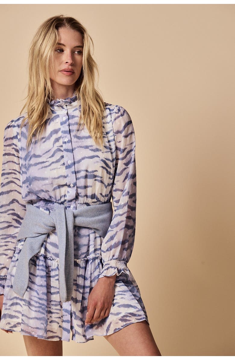 The Shirt by Rochelle Behrens The Maxwell Dress, Main, color, Navy Print