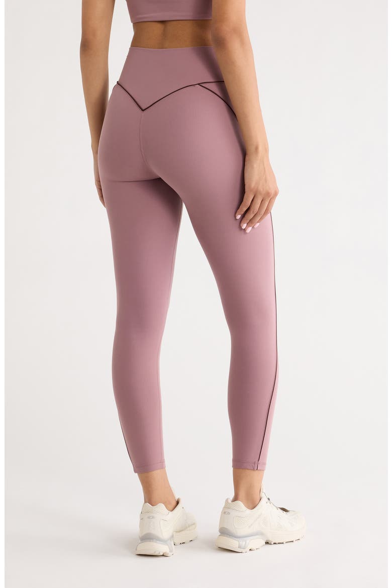 Studio Luxe High Waist 7/8 Piped Leggings, Alternate, color, PURPLE SHAKE