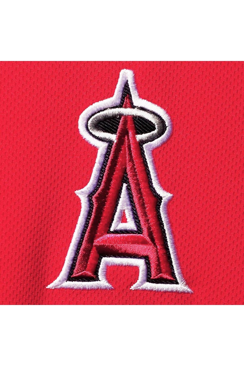 Men's Fanatics Branded Red Los Angeles Angels Big & Tall Solid Birdseye Polo, Alternate, color, Red