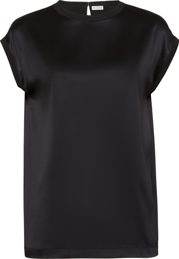 Tシャツ・カットソー BRUNELLO CUCINELLI Satin T-shirt Brunello Cucinelli Satin T-shirt | Nordstrom