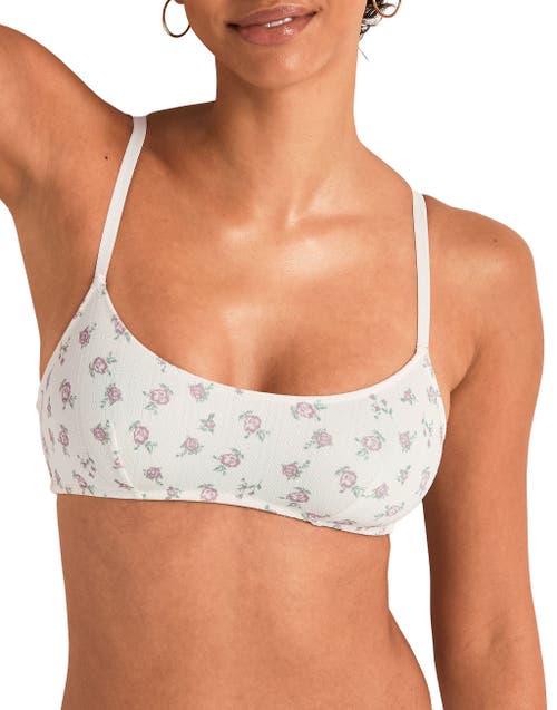 Adore Me Pointelle Unlined Bralette Bra In Multi