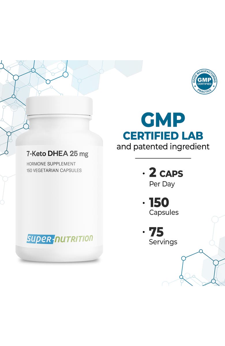 SuperSmart 7-Keto DHEA 25mg, Alternate, color, NO COLOR