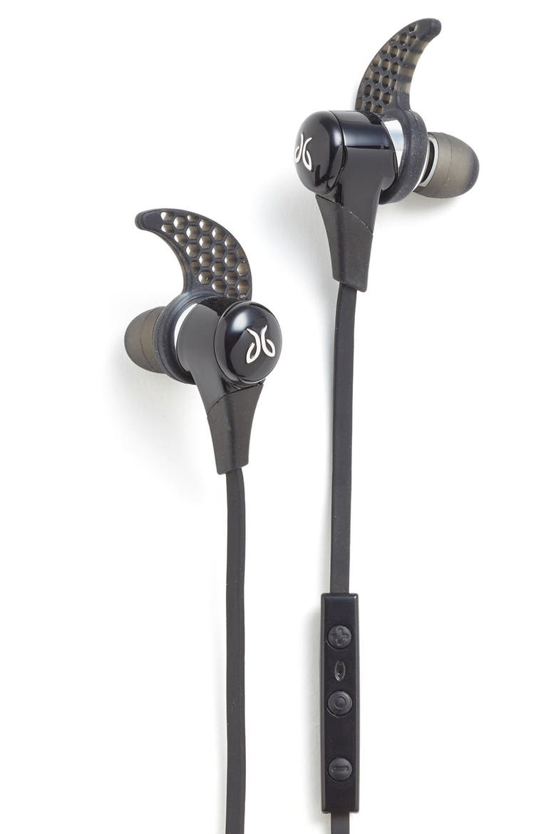 'BlueBuds X' Secure Fit Wireless Earbuds, Alternate, color, BLACK