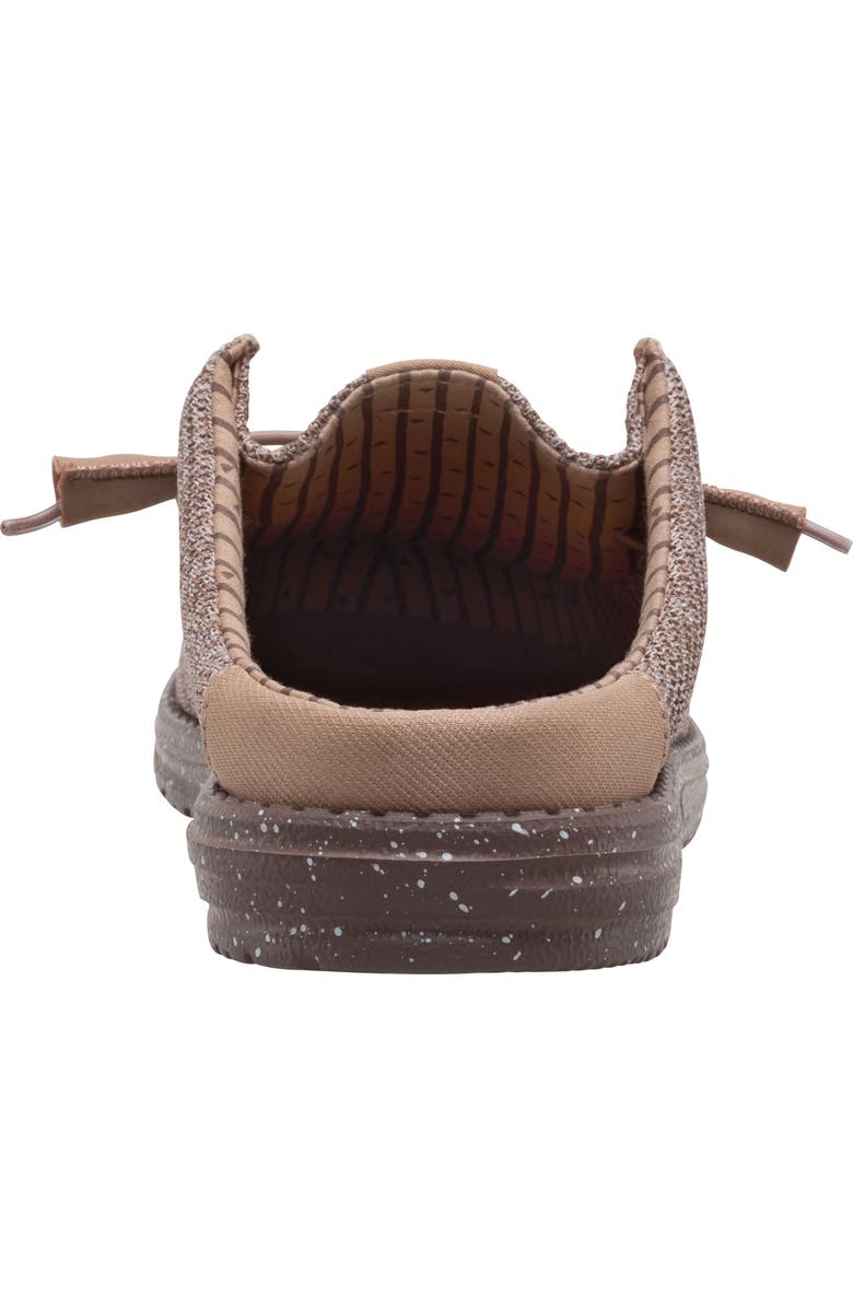 Hey Dude Wally Stretch Sox Slip-On, Alternate, color, Deep Taupe/ Chantrelle Tan