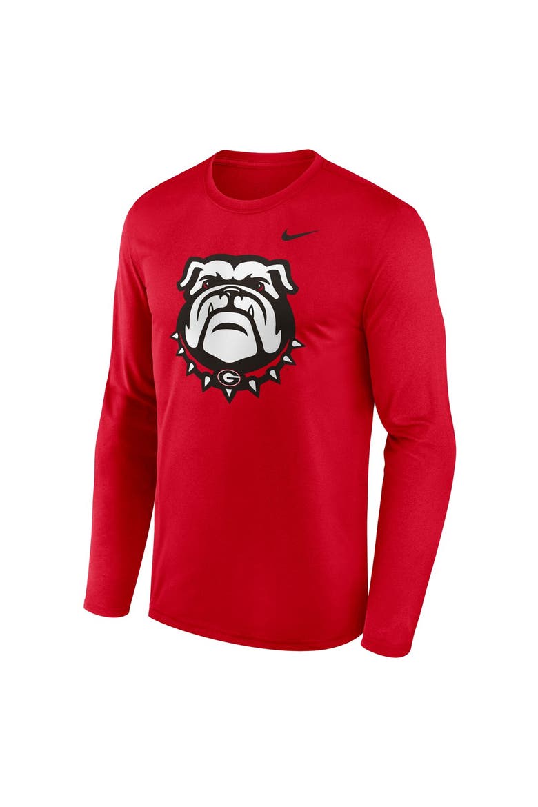 Men's Nike Red Georgia Bulldogs Primetime Alternate Logo Legend Performance Long Sleeve T-Shirt, Alternate, color, Red