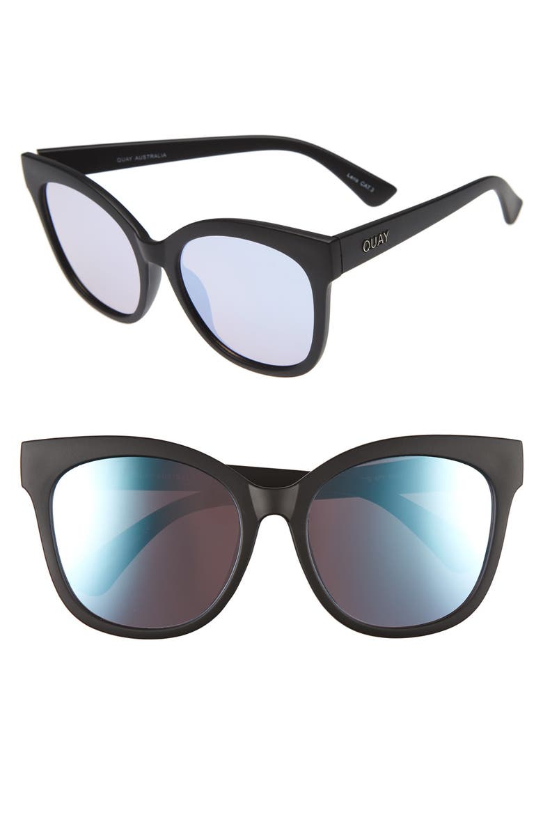 Australia It's My Way 55mm Sunglasses, Main, color, BLACK/ PURPLE