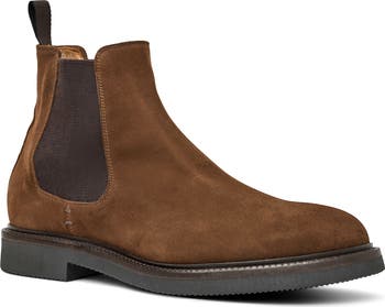 AQUATALIA Men’s Brown Suede Leather Chelsea Boots Size 9.5. Made in Italy Men Chelsea boots brown suede made in Italy size 7.5  main image 4
