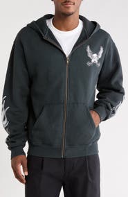 ONE OF THESE DAYS An American Original Cotton Fleece Zip Hoodie
