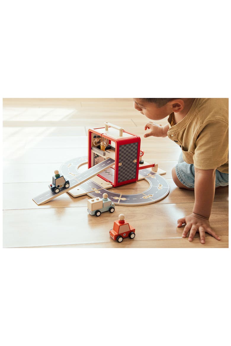 Take With Me Garage Wooden Play Set, Alternate, color, NO COLOR