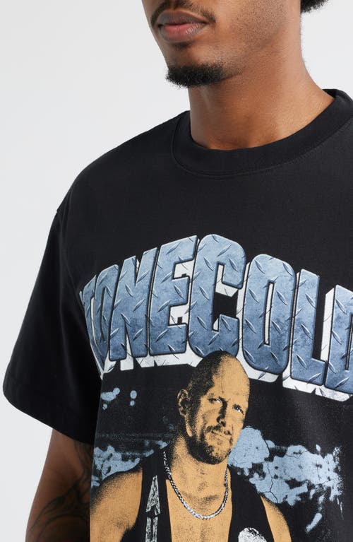 Id Supply Co Wwe Stone Cold Graphic T-shirt In Black