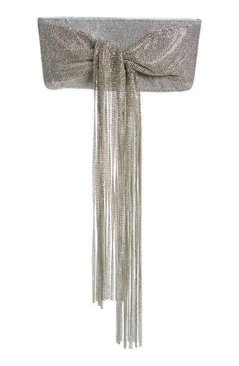 Mini Banu Fringe Clutch