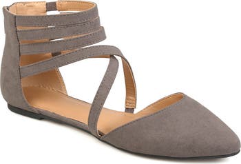 Journee Collection JOURNEE Marlee Ankle Strap Flat (Women