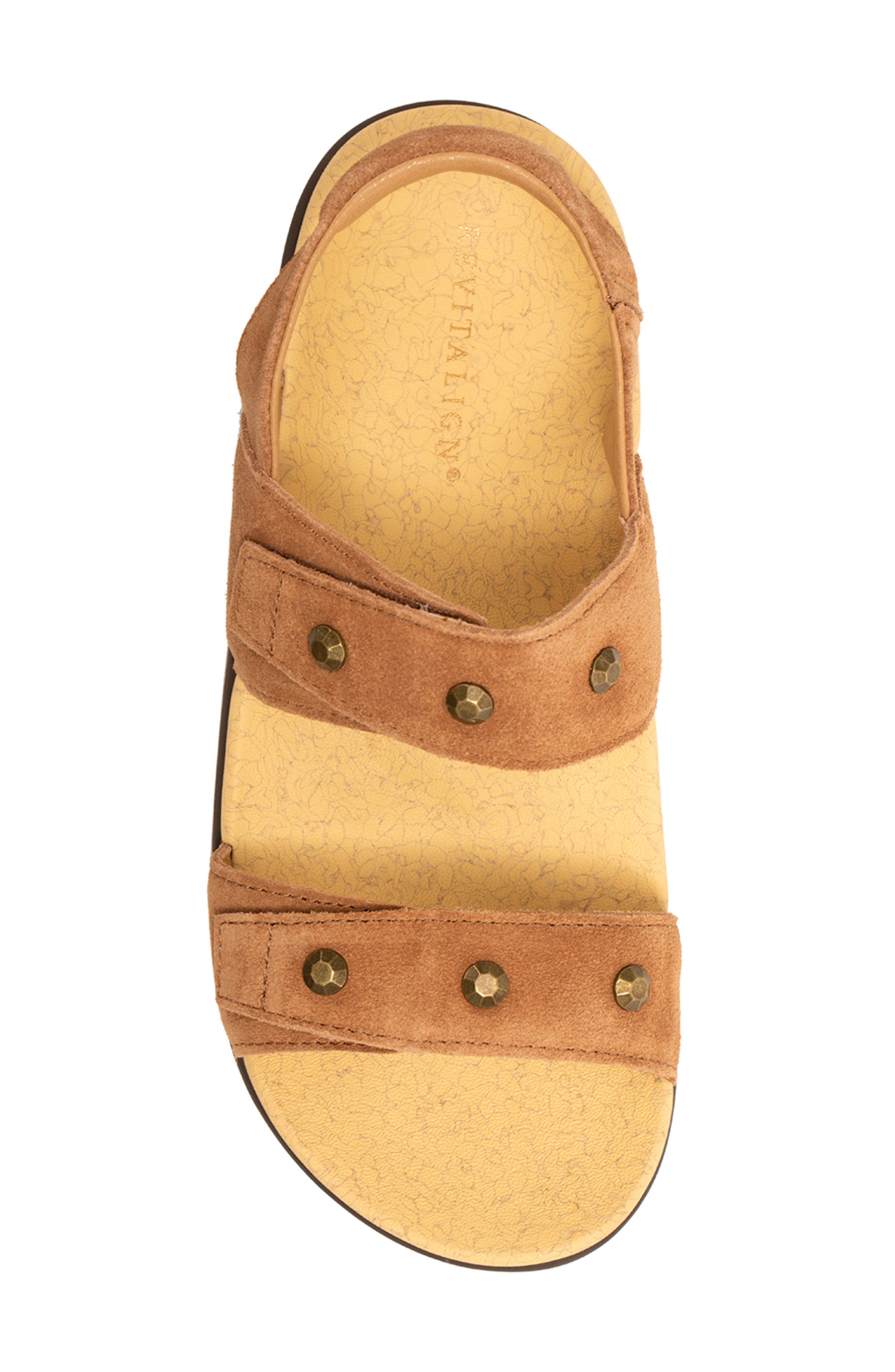 Terra Leather Sandal, Alternate, color, BISON