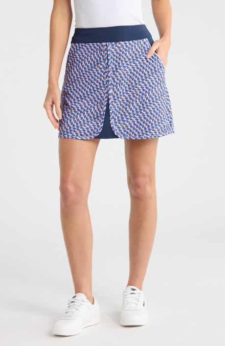ORIGINAL PENGUIN GOLF Optical Print Colorblock Golf Skort