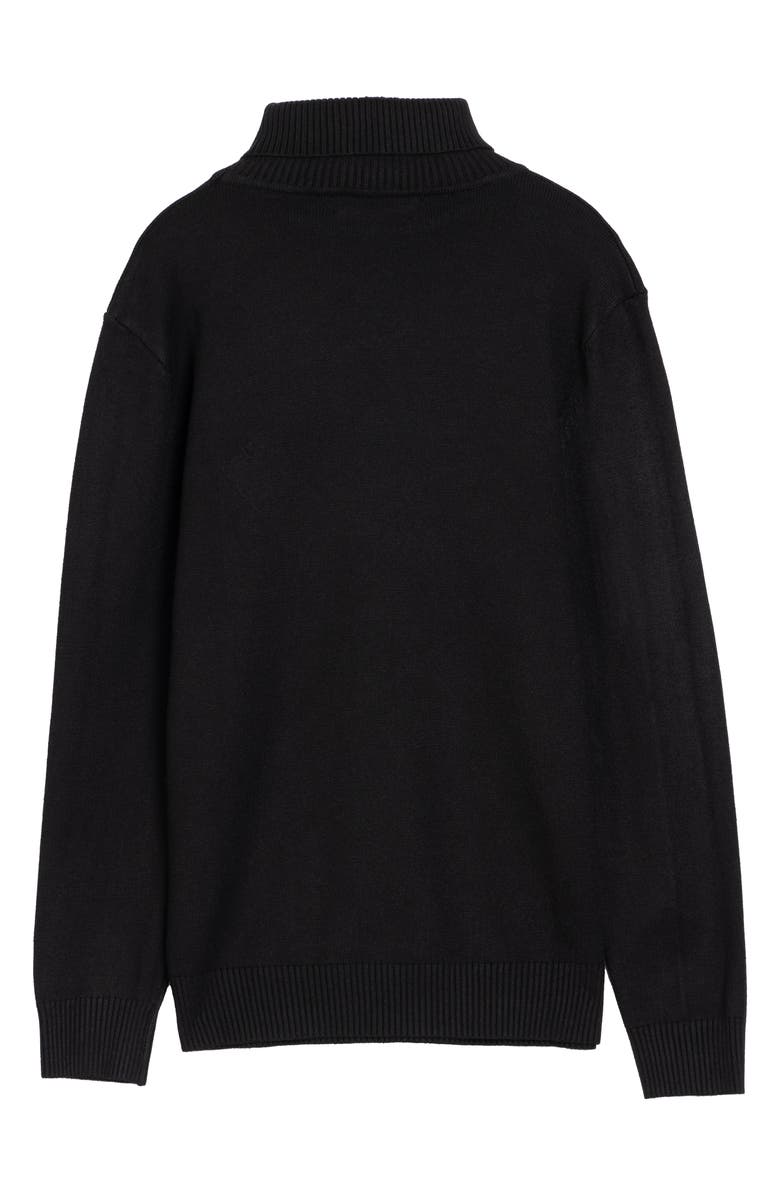XRAY Basic Turtleneck Sweater, Alternate, color, Black