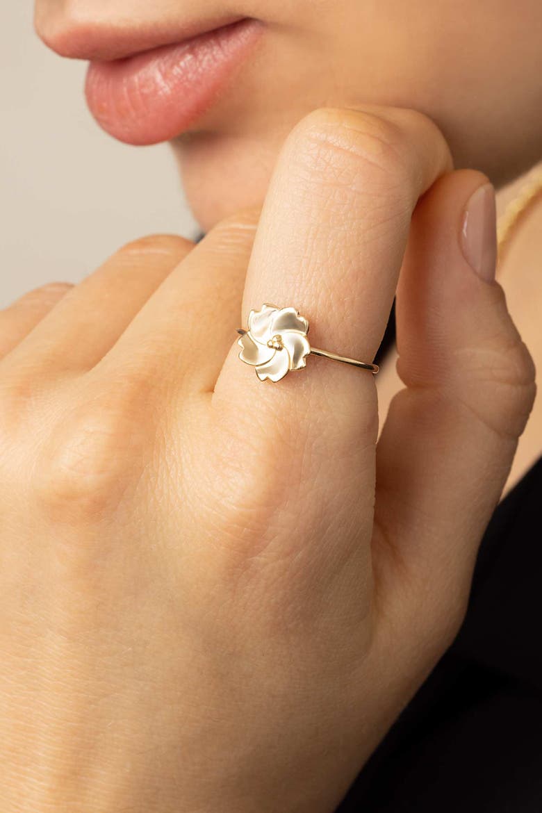 14K Gold Fresh Bouquet Ring, Alternate, color, Yellow Gold